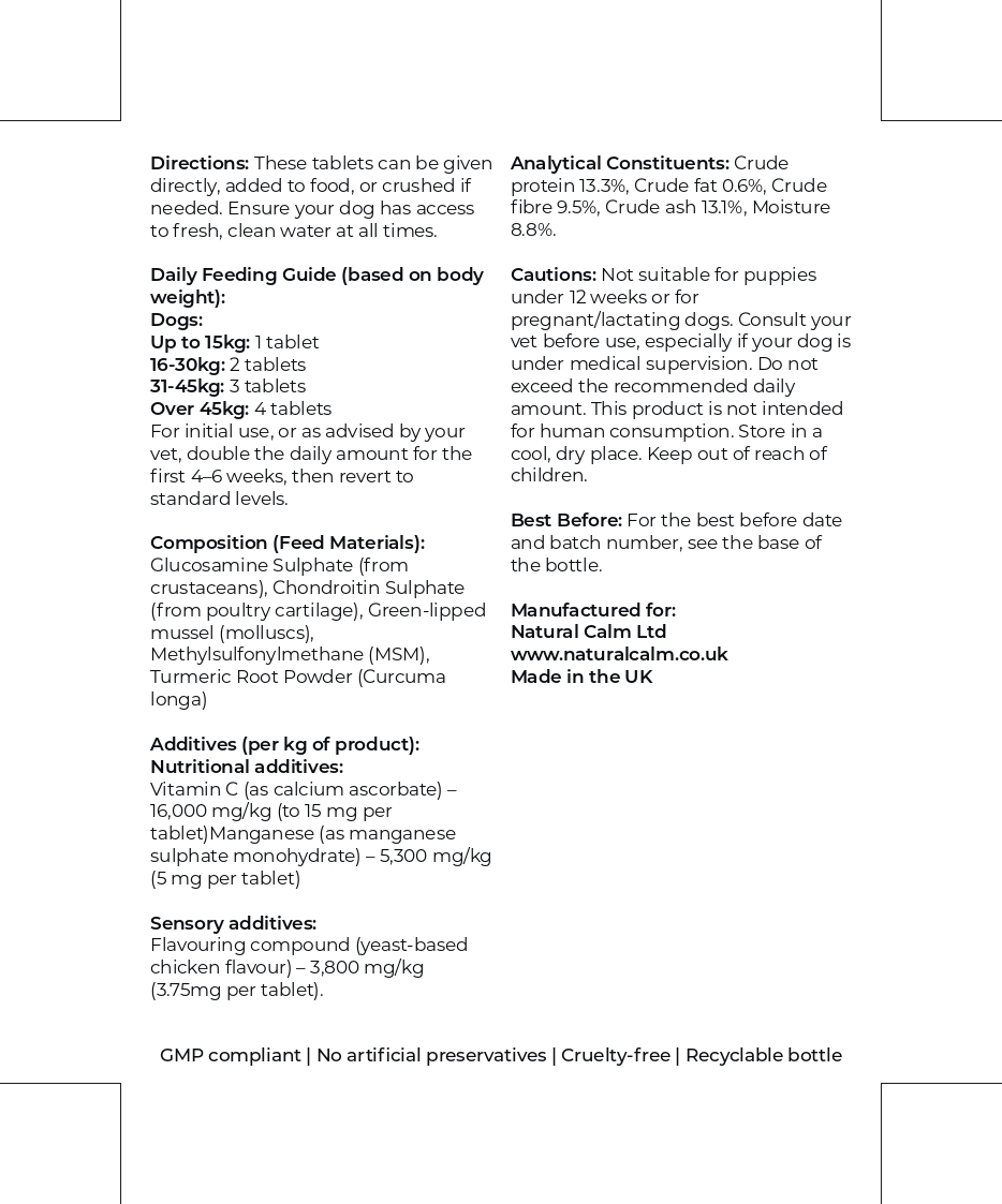 Move - Joint Support Tablets